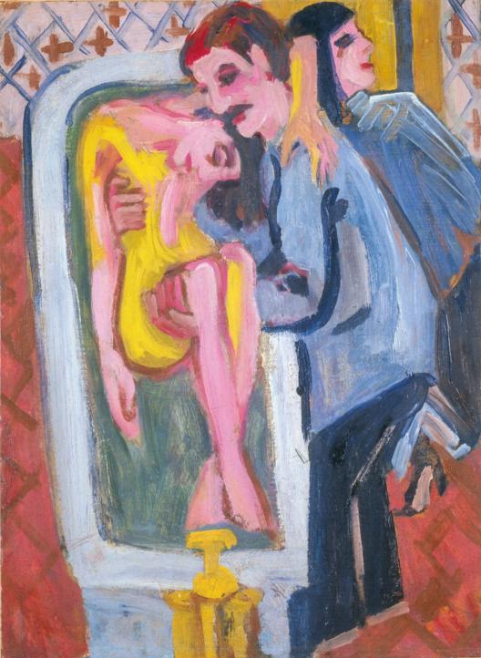 Ernst Ludwig Kirchner, Das Bad des Kranken (Der barmherzige Samariter)